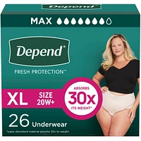 Sous-vêtement d’incontinence Fresh Protection pour femmes, degré d’absorption maximal, TG