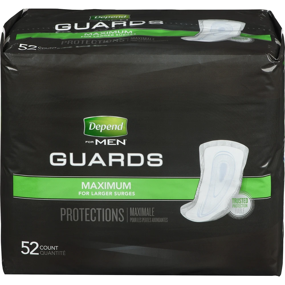 Incontinence Guards for Men, Maximum Absorbency