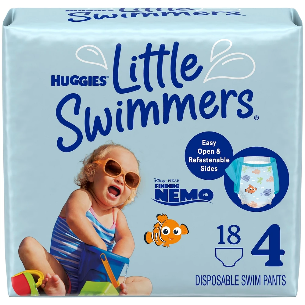 Little Swimmers Swim Diapers, Size 4 Medium