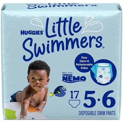 Little Swimmers Swim Diapers, Size 5-6 Large