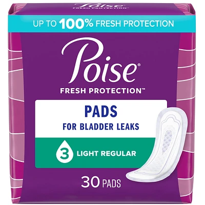 Incontinence Pads, Light Absorbency