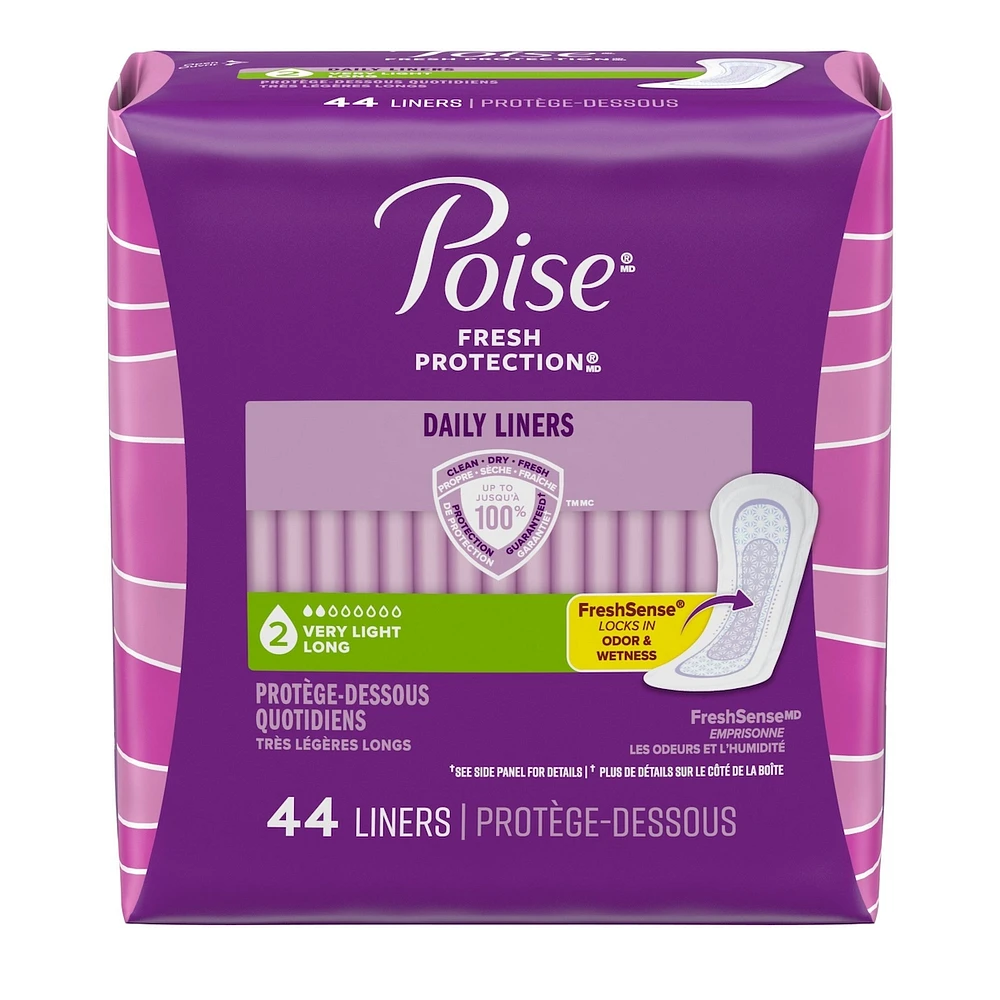 Daily Incontinence Panty Liners, Very Light Absorbency