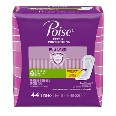 Daily Incontinence Panty Liners, Very Light Absorbency