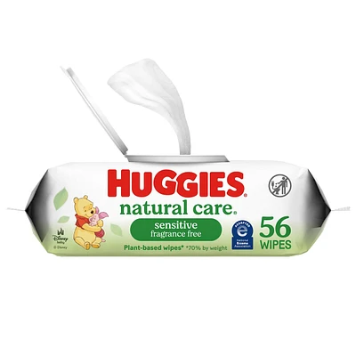 Natural Care Sensitive Baby Wipes, Unscented