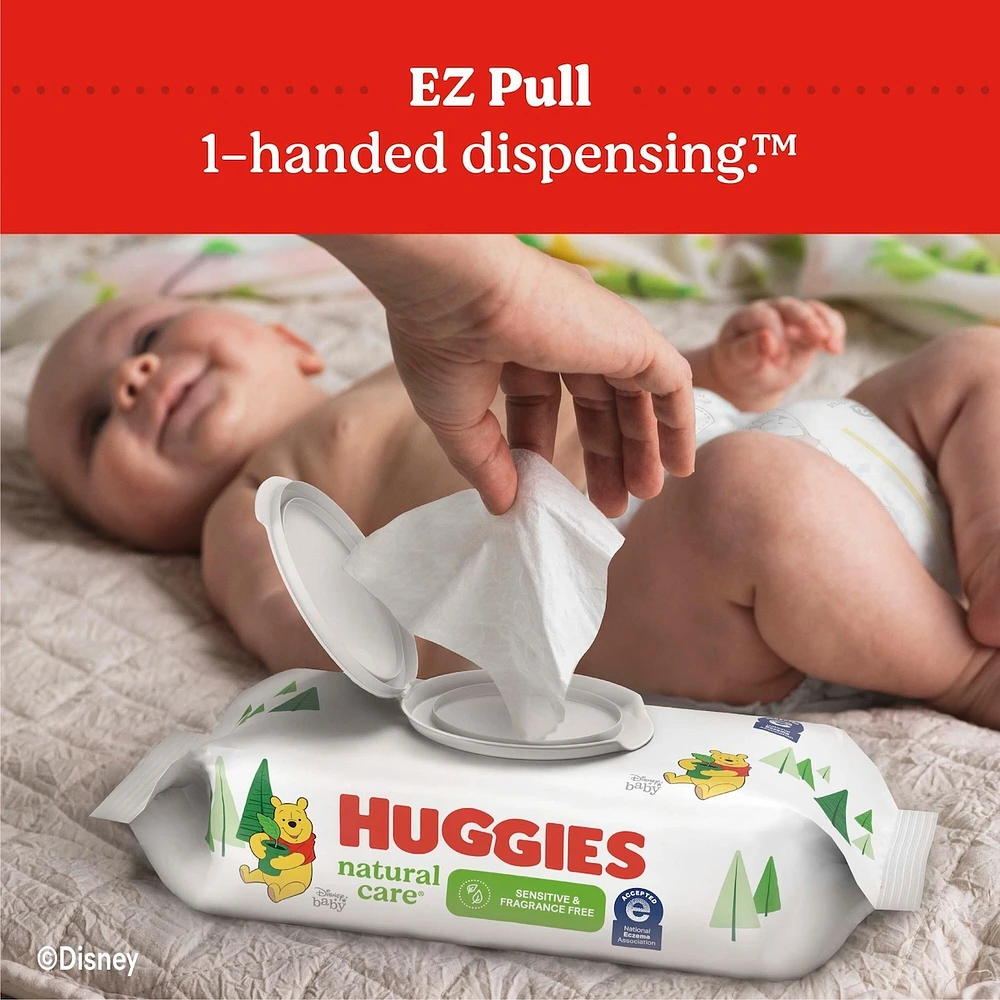 Natural Care Sensitive Baby Wipes, Unscented