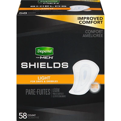 Incontinence Shields for Men, Light Absorbency
