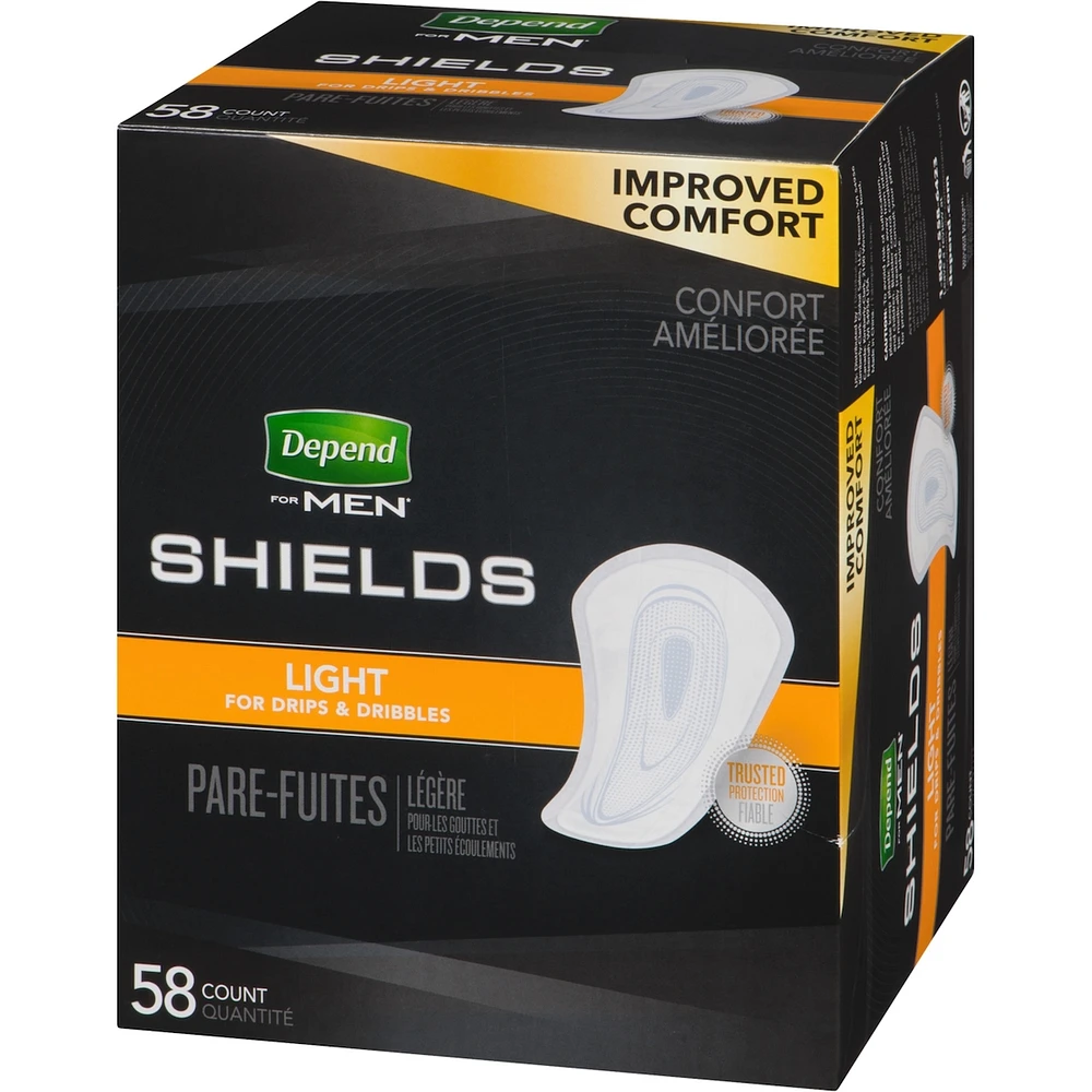 Incontinence Shields for Men, Light Absorbency