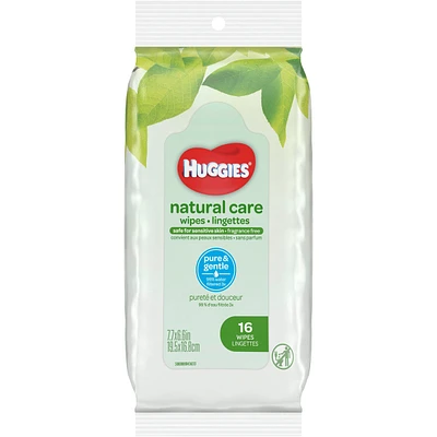 Natural Care Sensitive Baby Wipes, Unscented