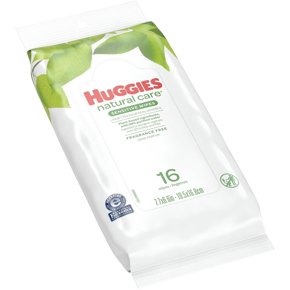 Natural Care Sensitive Baby Wipes, Unscented