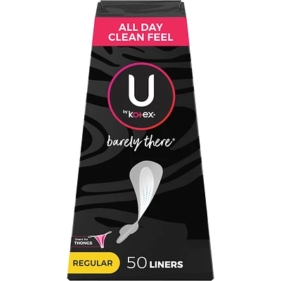 Barely There Liners, Thong, Light Absorbency, Unscented
