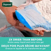 FIT-FLEX Incontinence Underwear for Women, Maximum Absorbency, Large