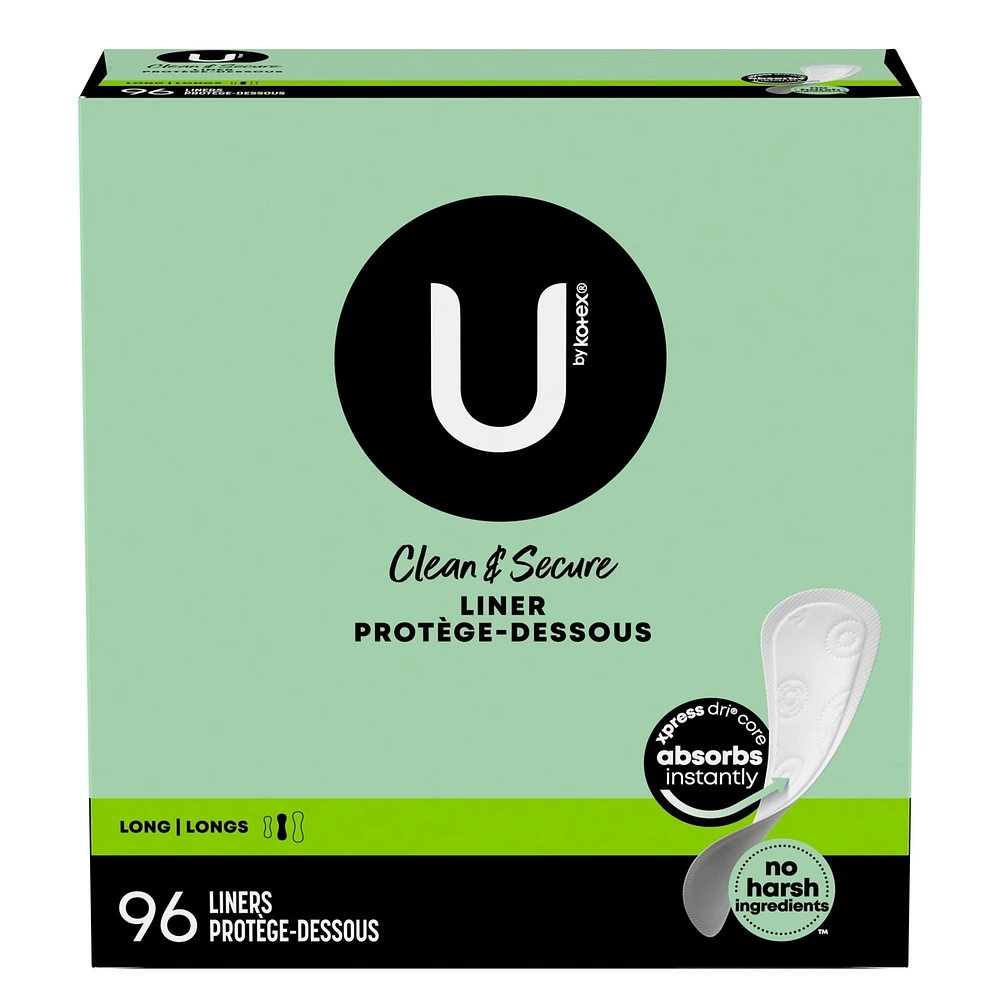 Clean & Secure Panty Liners, Light Absorbency