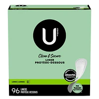 Clean & Secure Panty Liners, Light Absorbency
