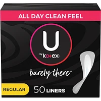 Barely There Liners, Light Absorbency, Regular, Fragrance-Free