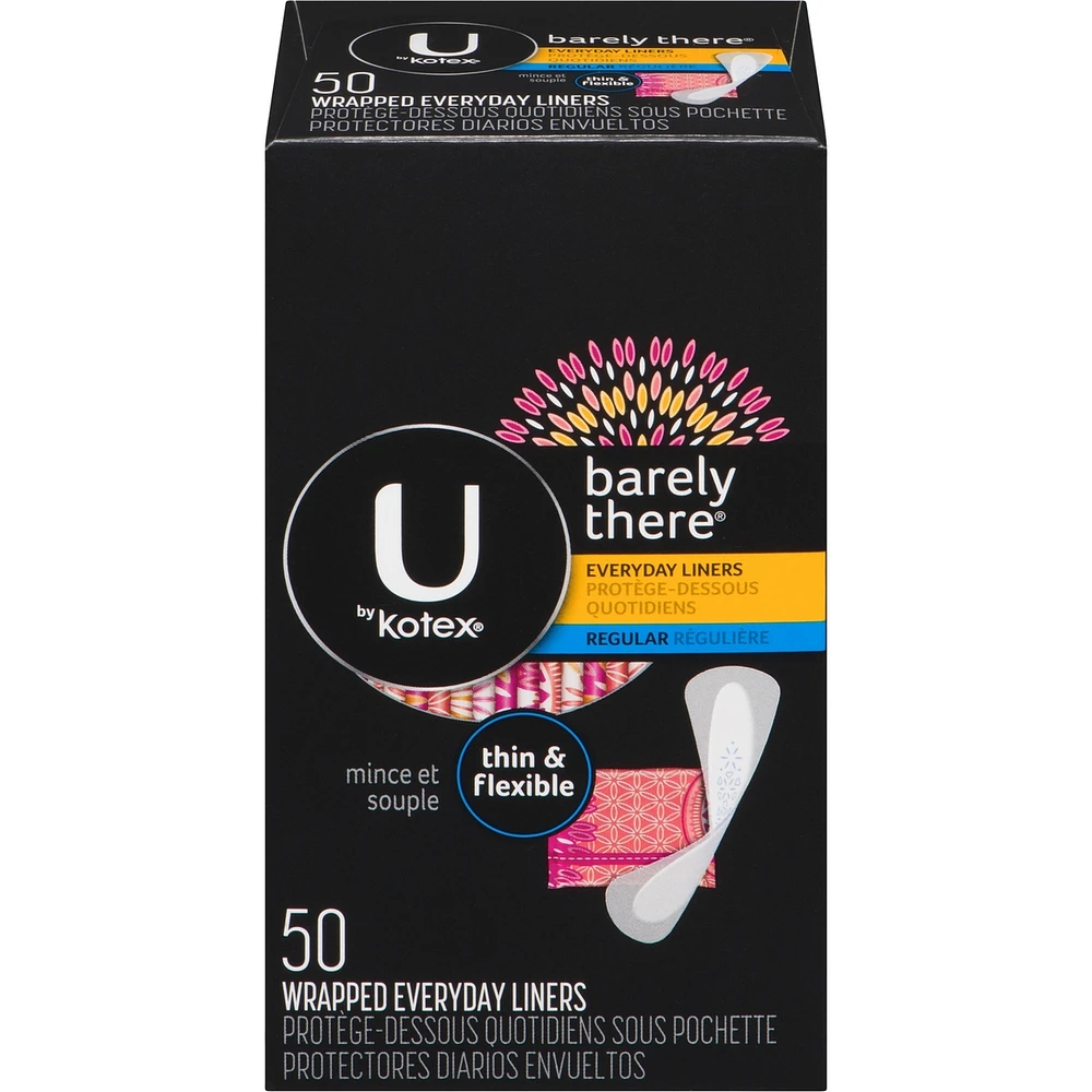 Barely There Liners, Light Absorbency, Regular, Fragrance-Free