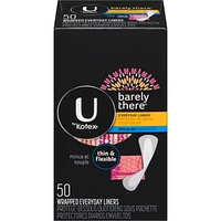 Barely There Liners, Light Absorbency, Regular, Fragrance-Free