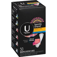 Barely There Liners, Light Absorbency, Regular, Fragrance-Free