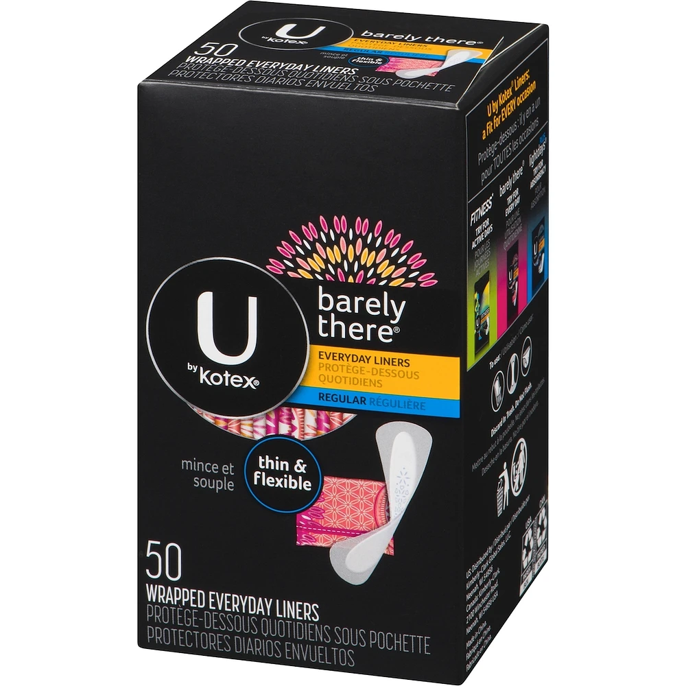 Barely There Liners, Light Absorbency, Regular, Fragrance-Free