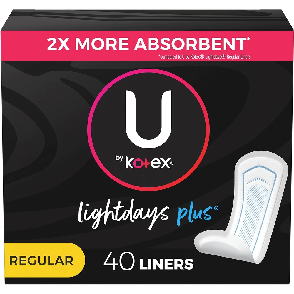 Lightdays Plus Liners, Regular, Fragrance-Free