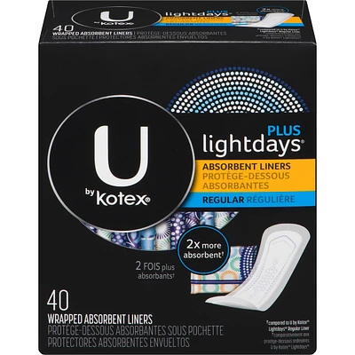 Lightdays Plus Liners, Regular, Fragrance-Free
