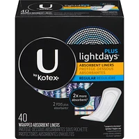 Lightdays Plus Liners, Regular, Fragrance-Free