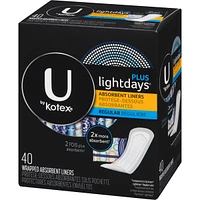 Lightdays Plus Liners, Regular, Fragrance-Free