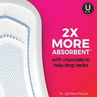 Lightdays Plus Liners, Regular, Fragrance-Free