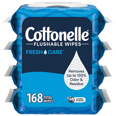 Lingettes jetables dans les toilettes