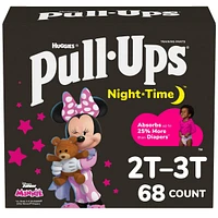 Pull-Ups Girls' Night-Time Potty Training Pants, 2T-3T, 68 Ct