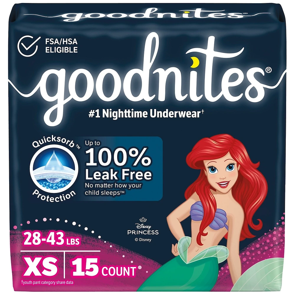 Girls' Nighttime Bedwetting Underwear