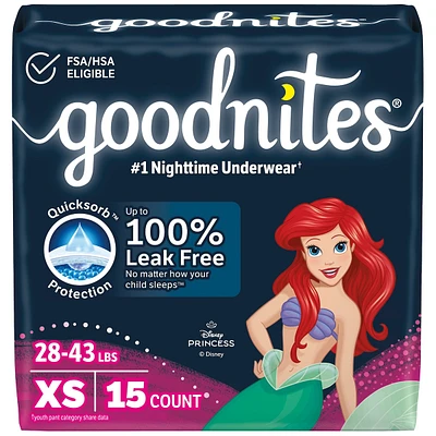 Girls' Nighttime Bedwetting Underwear