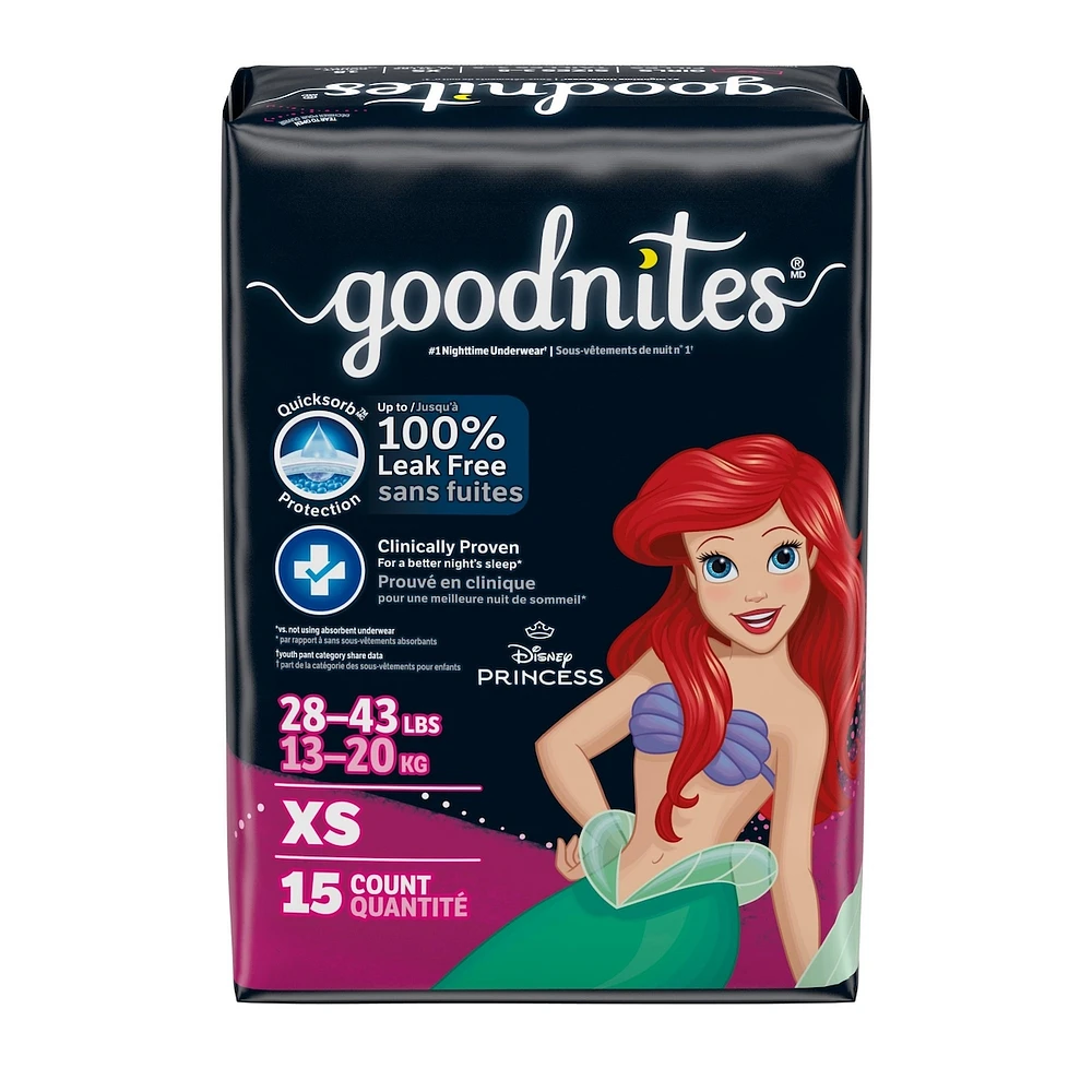 Girls' Nighttime Bedwetting Underwear