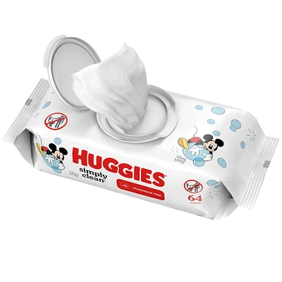 Simply Clean Unscented Baby Wipes