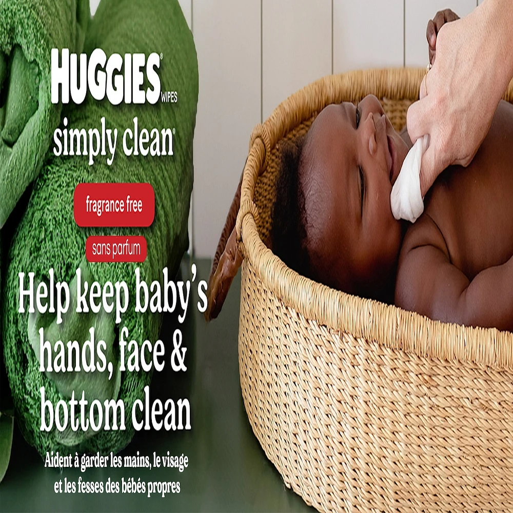 Simply Clean Unscented Baby Wipes