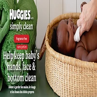 Simply Clean Unscented Baby Wipes, 3 Flip-Top Packs