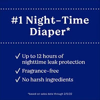Huggies Overnites Nighttime Baby Diapers, Size 3, 24 Ct