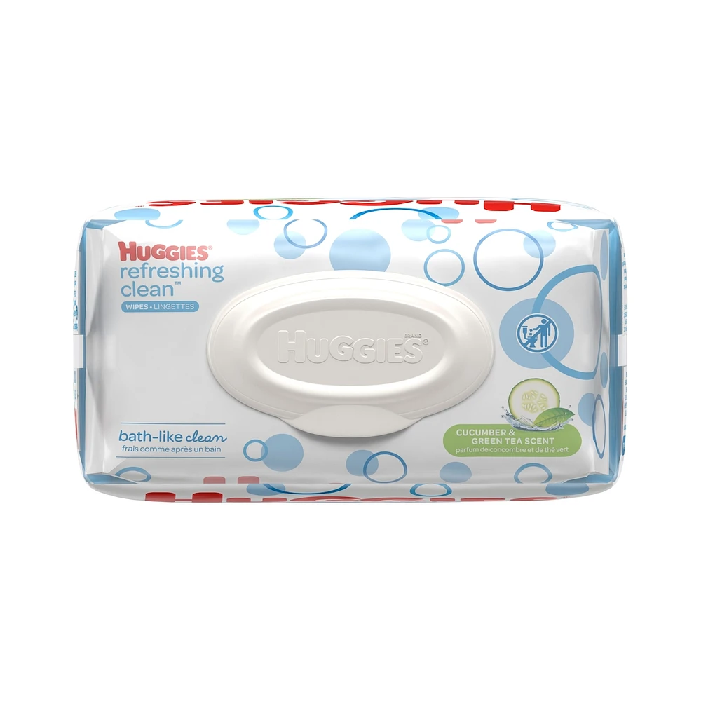 Natural Care Refreshing Baby Wipes, Scented, 3 Flip-Top Packs
