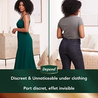 Depend Silhouette Adult Incontinence & Postpartum Underwear for Women, Maximum Absorbency, Small, Pink
