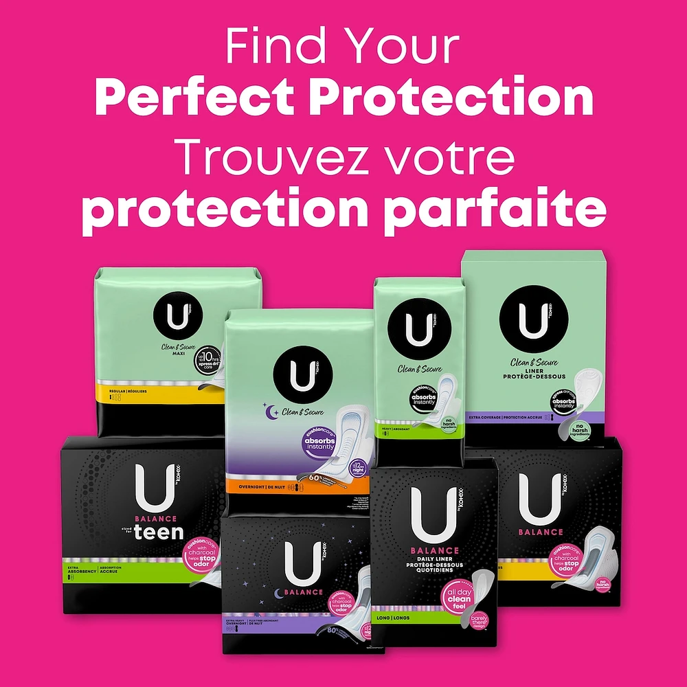 Teen Ultra Thin Feminine Pads with Wings, Extra Absorbency, 28 ct