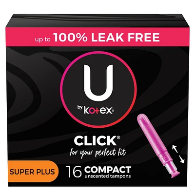 Click Compact Tampons, Super Plus