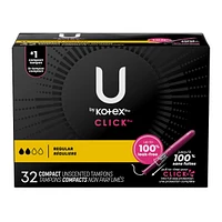 Click Compact Tampons, Regular