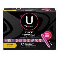 Click Compact Tampons, Regular