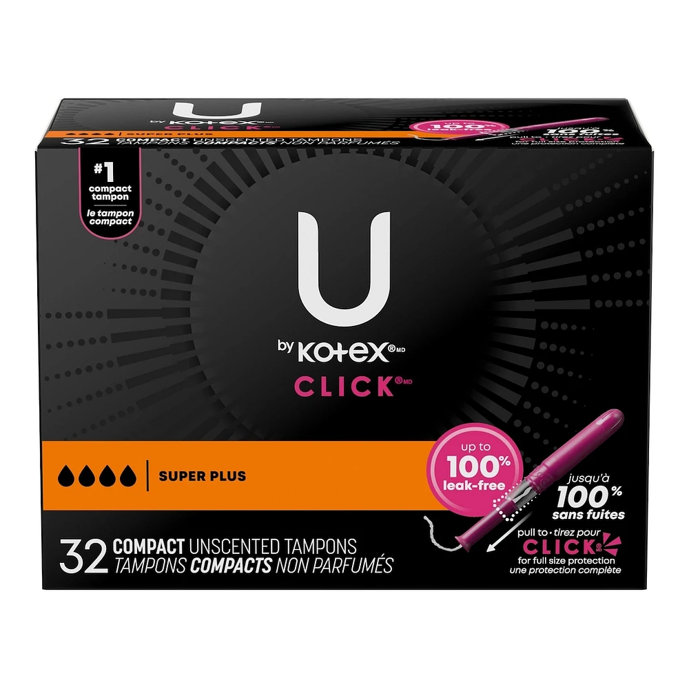 Click Compact Tampons, Super Plus