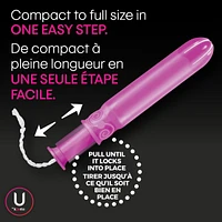 Click Compact Multipack Tampons, Regular/Super, 30 ct