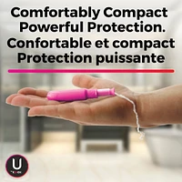 Click Compact Multipack Tampons, Regular/Super, 45 ct