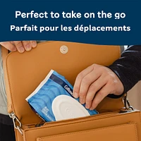 Fresh Care On-The-Go Flushable Wet Wipes, Adult Wet Wipes