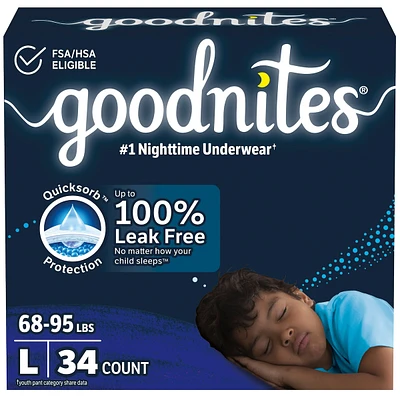 Boys' Nighttime Bedwetting Underwear