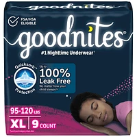 Girls' Nighttime Bedwetting Underwear