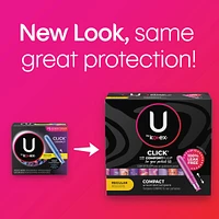 Click Compact Tampons, Regular Absorbency, 16 ct
