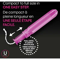 Click Compact Tampons, Regular Absorbency, 16 ct